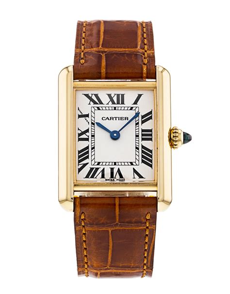 cartier tank louie|pre owned cartier tank watches.